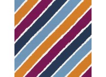 French Terry - Diagonally by lycklig design beere ocker